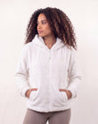 Veste imitation fourrure Femme Beige
