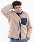 Veste sherpa Homme manches longues Beige