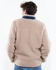 Veste sherpa Homme manches longues Beige