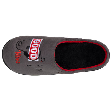 Chaussons mules Junior Gris musique - Isotoner