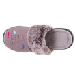 Chaussons mules Femme chat Taupe