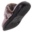 Chaussons mules Femme chat Taupe