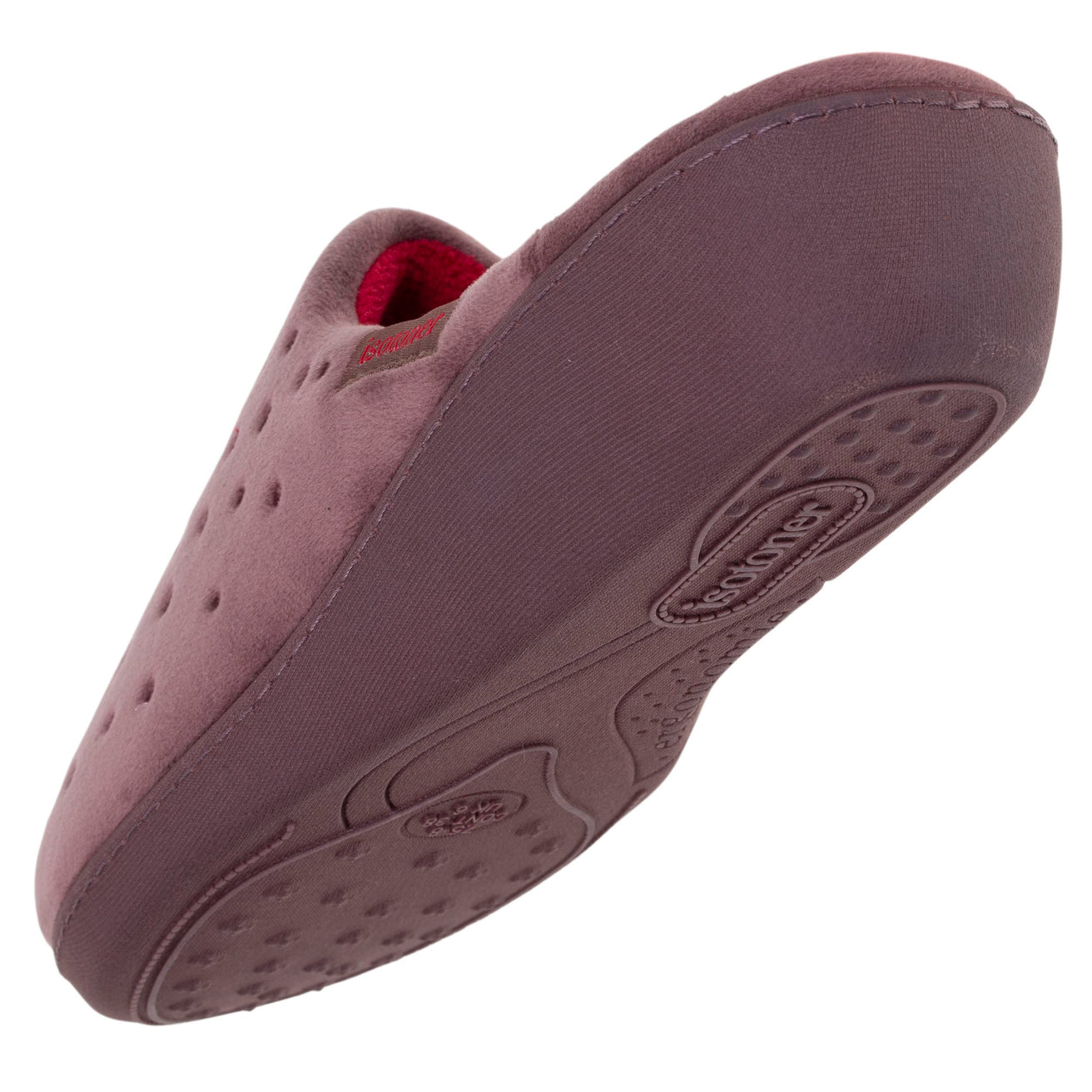 Chaussons Mules Femme Taupe talon