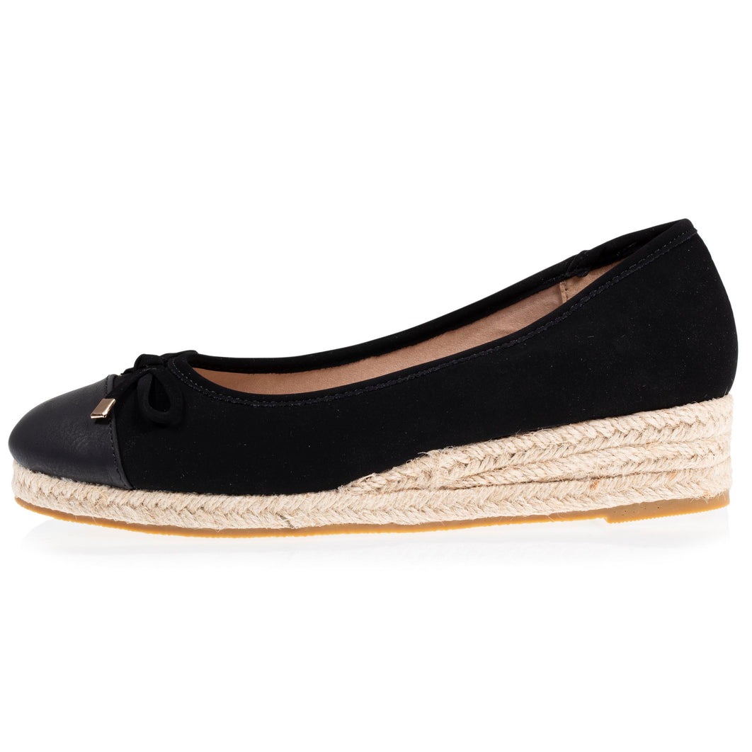 Ballerines Femme talon compensé Noir - Isotoner