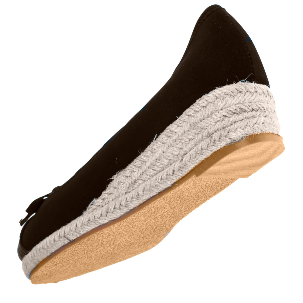 Ballerines Femme talon compensé Noir - Isotoner