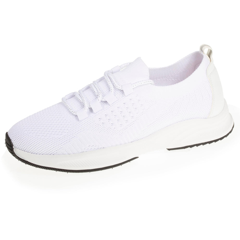Baskets Confort Femme slip-on à lacets Blanc - Isotoner