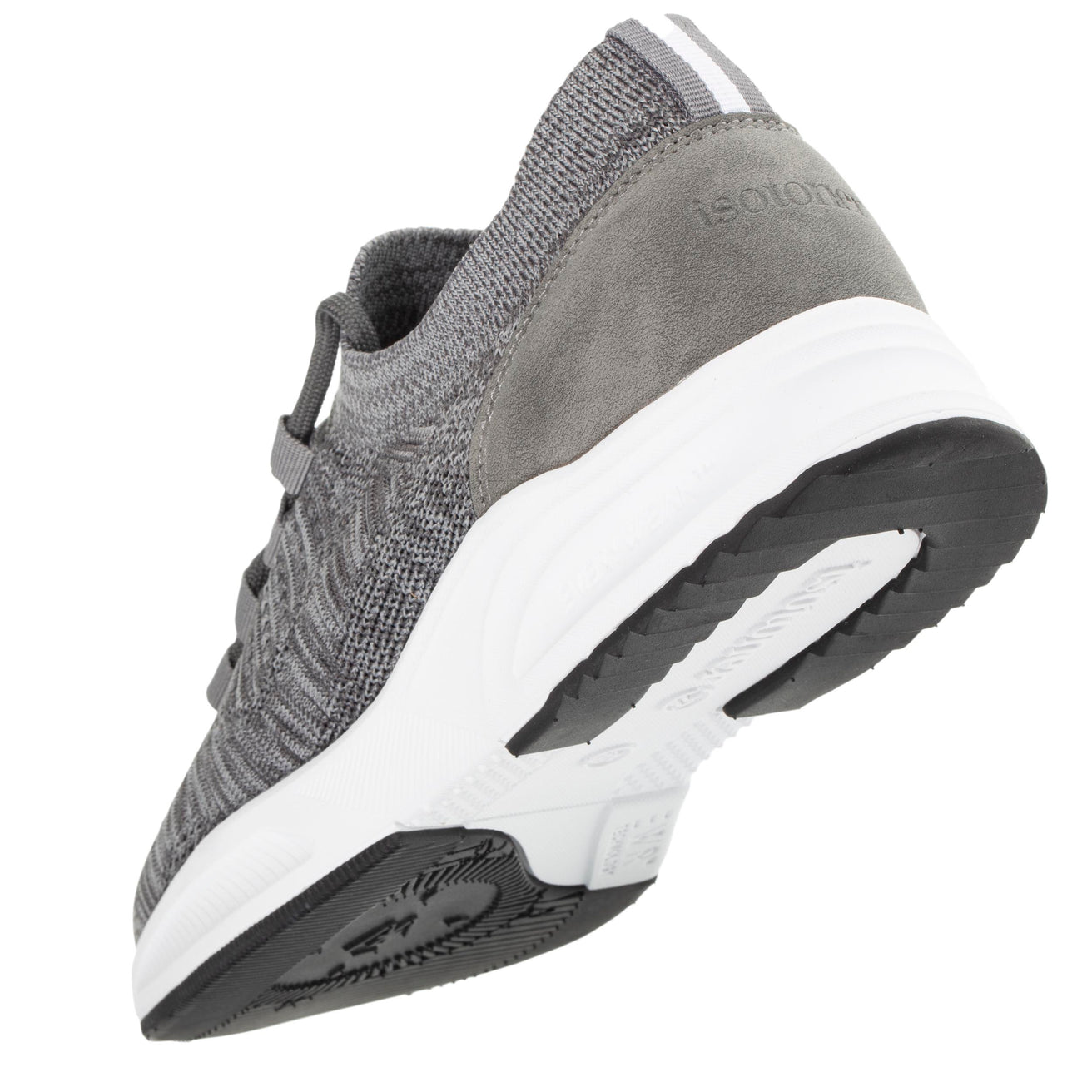 Baskets Confort Homme slip-on à lacets Gris Isotoner