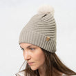 Bonnet maille Femme Bronze recyclée