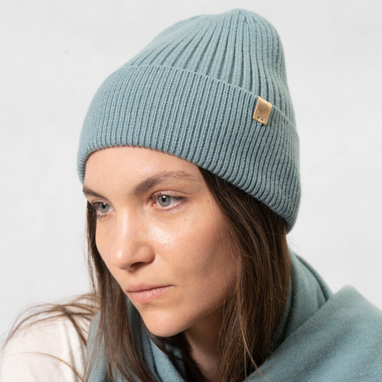 Bonnet maille Soft Touch Lagon