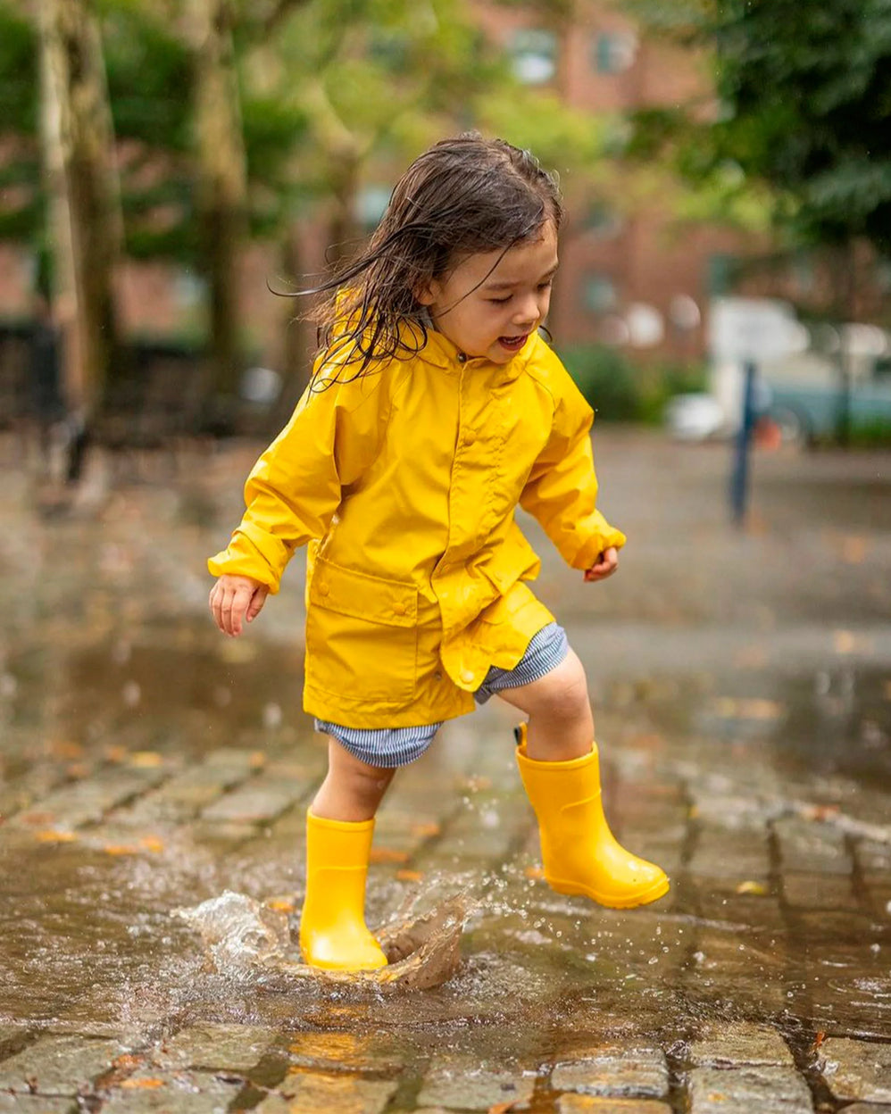 Bottes de pluie Hautes Enfant 23-30 Jaune - Isotoner