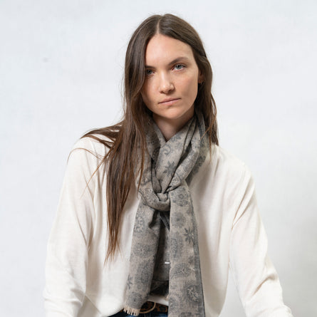 Écharpe Mixte Soft Touch Motif Cachemire - Isotoner