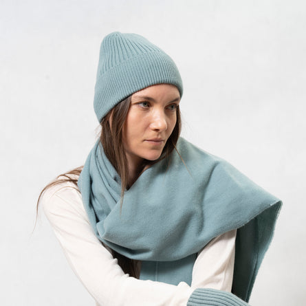 Écharpe Plaid Soft Touch Femme Lagon - Isotoner