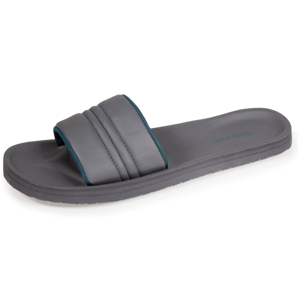 Mules claquettes Homme Gris - Isotoner