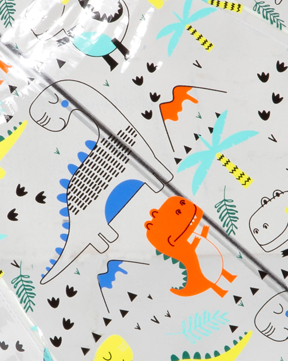 Parapluie Enfant transparent PVC/Dinosaure - Isotoner