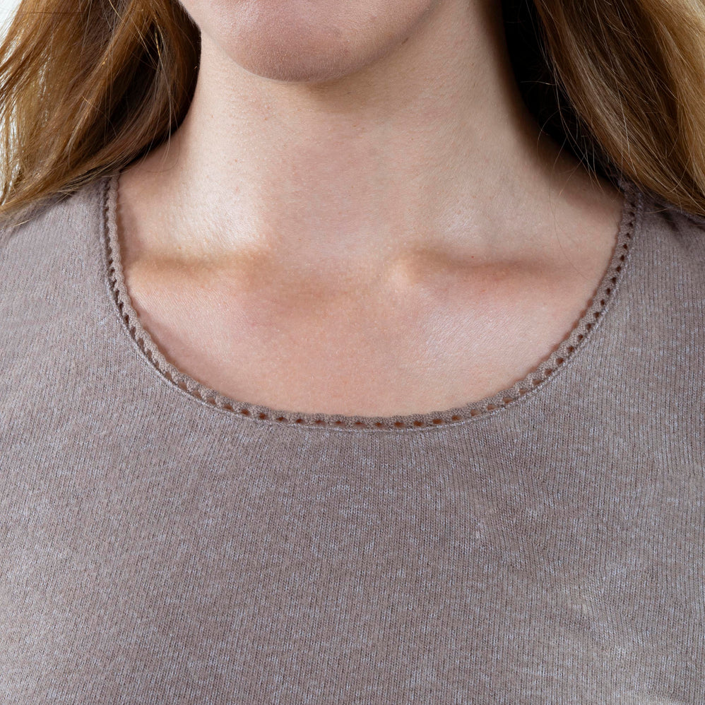 Débardeur Femme Taupe chiné - Isotoner