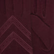 Gants Femme Tactiles Laine Bordeaux