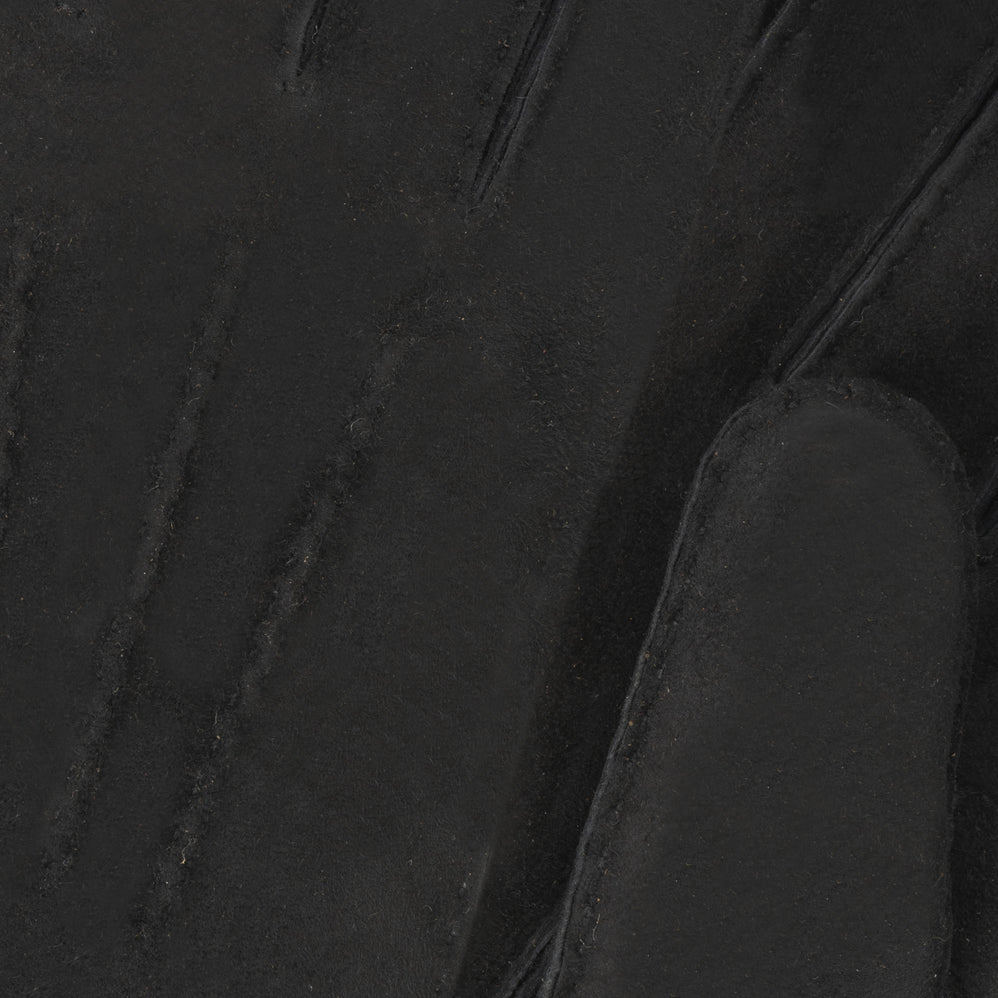 Gants homme cuir chaud Noir - Isotoner