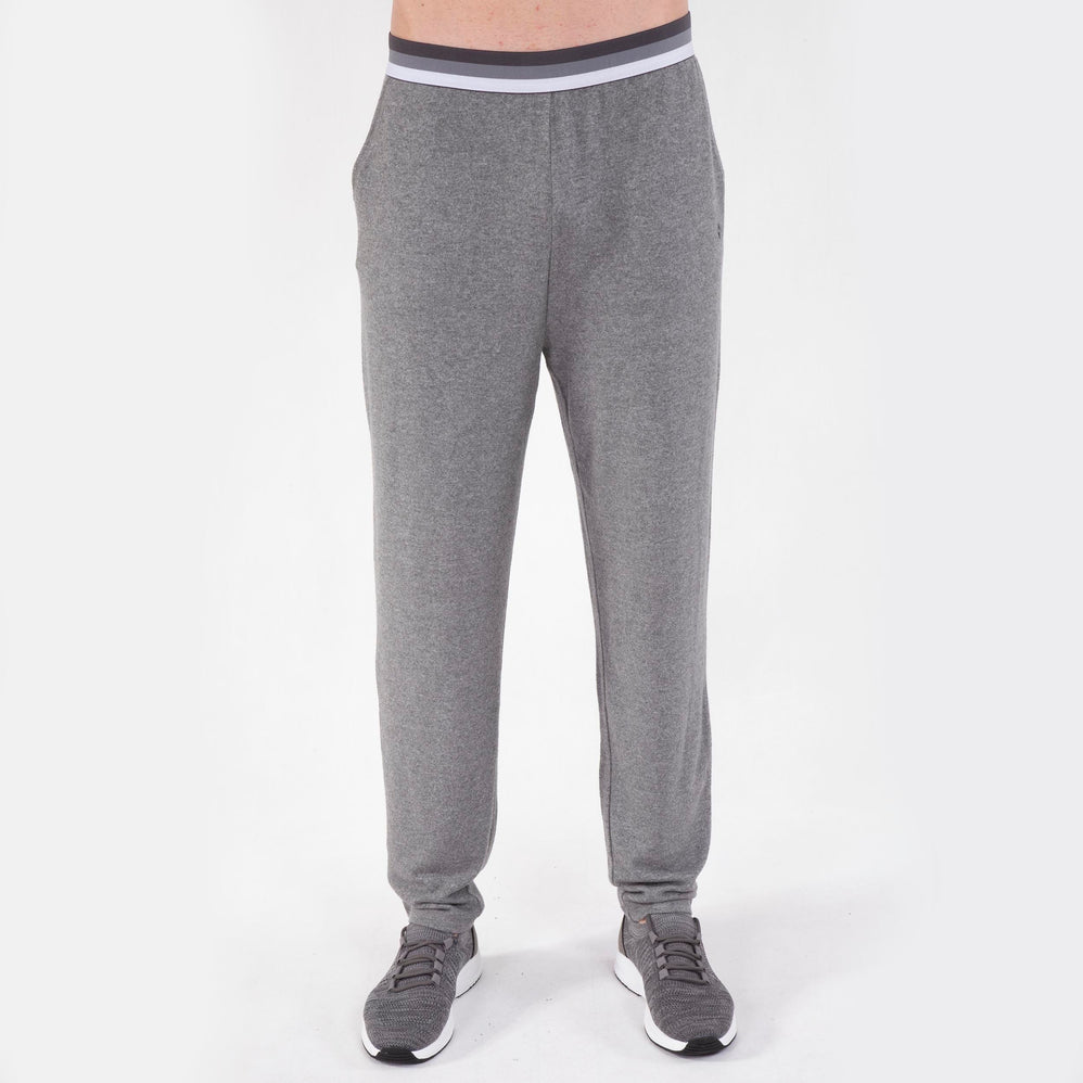 Pantalon élastique Homme Gris - Isotoner