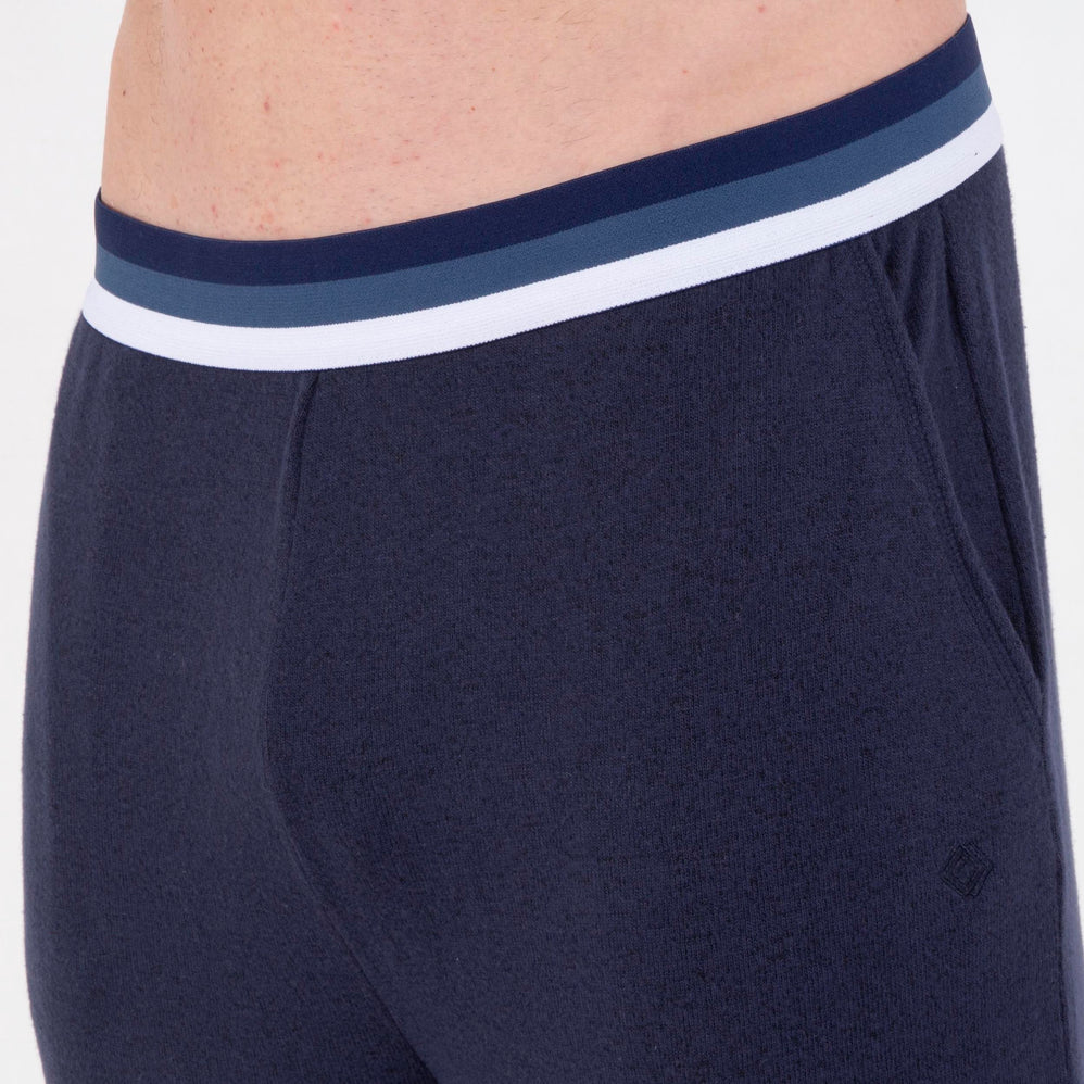 Pantalon élastique Homme Marine - Isotoner