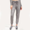Pantalon jogger Femme Gris chiné