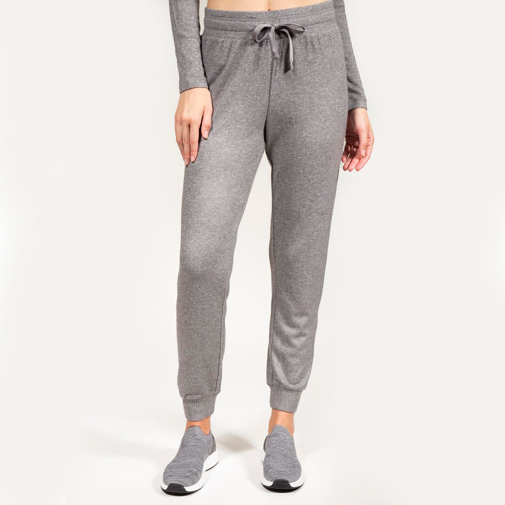 Pantalon jogger Femme Gris chiné - Isotoner