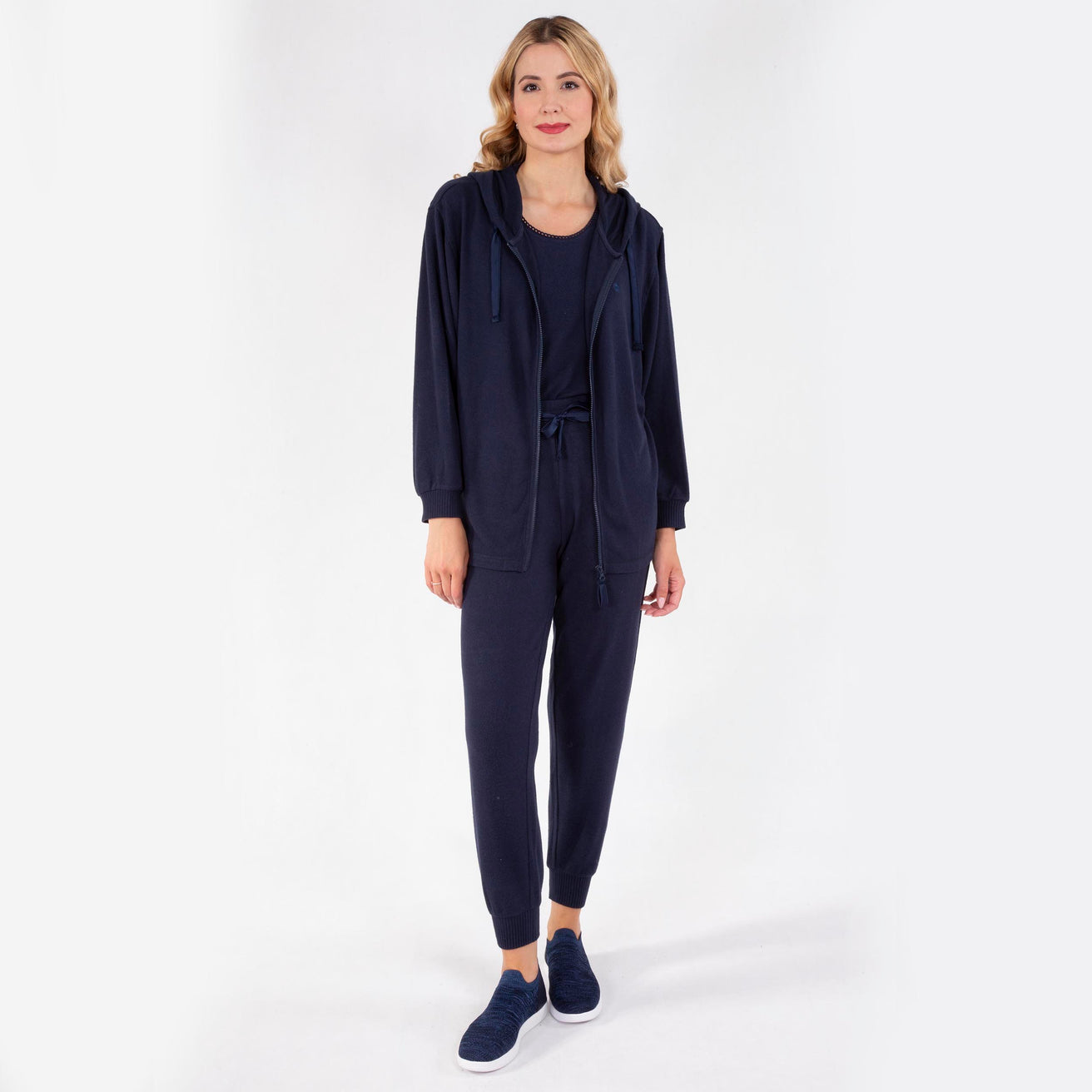 Pantalon jogger Femme Marine