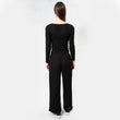 Pantalon large Femme Noir