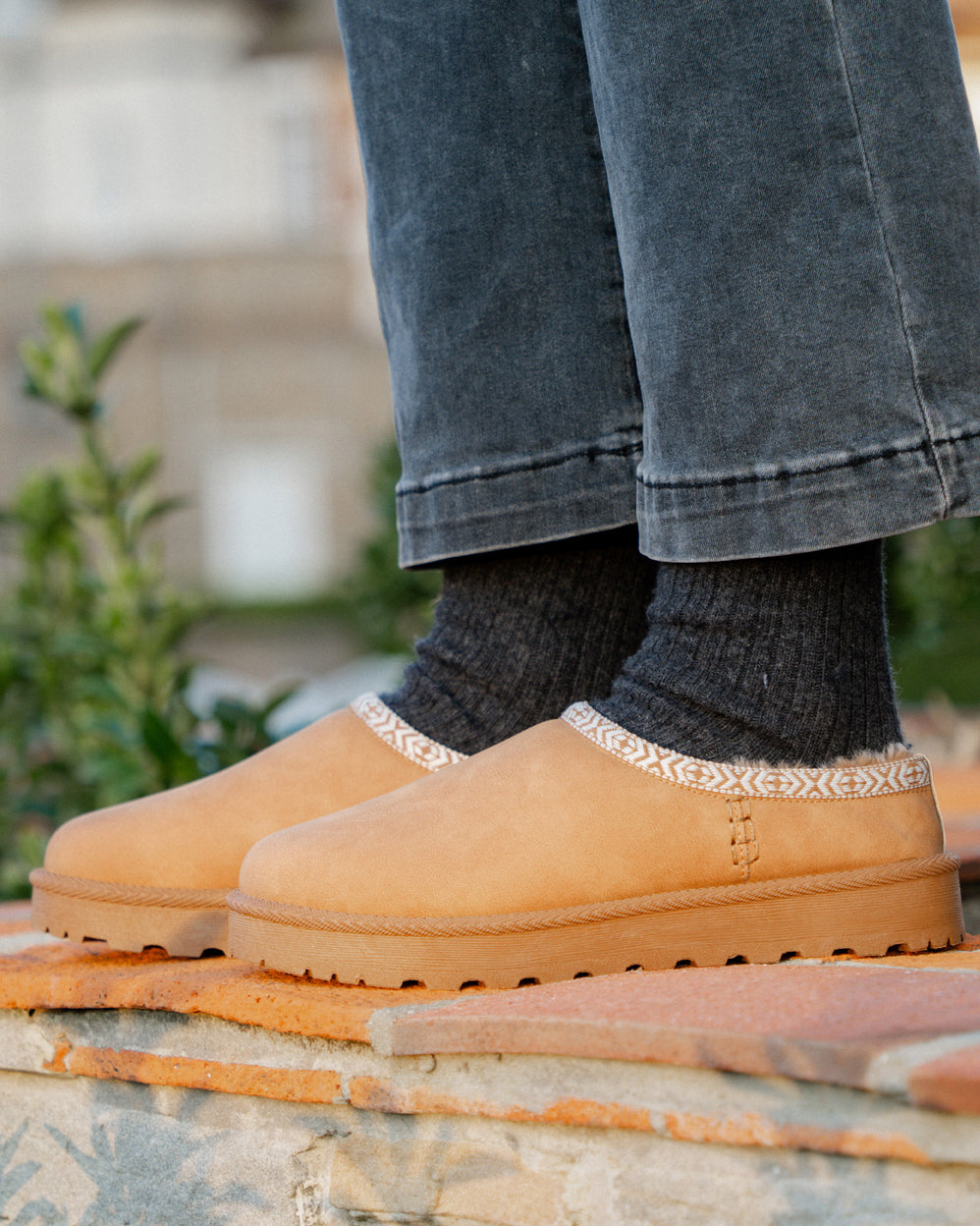 Sabots Cozy Femme fourrés Camel - Isotoner