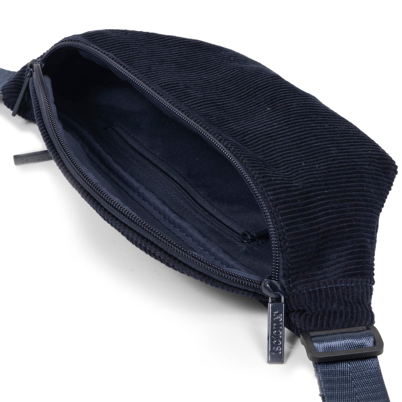 Sac banane Mixte velours côtelé Marine