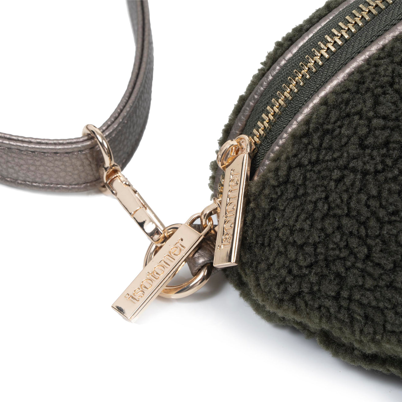 Sac banane sherpa Femme Kaki