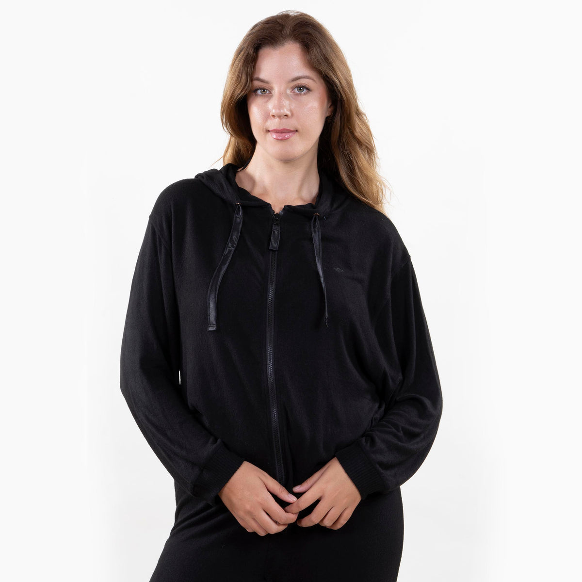 Sweat-Shirt à capuche Femme Noir