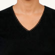 T-shirt à manches courtes Femme Noir