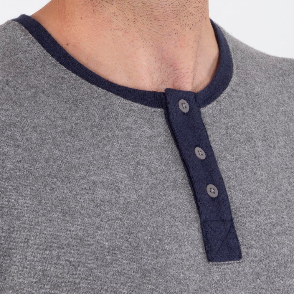 T-shirt manches longues Homme Gris - Isotoner