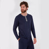 T-shirt manches longues Homme Marine