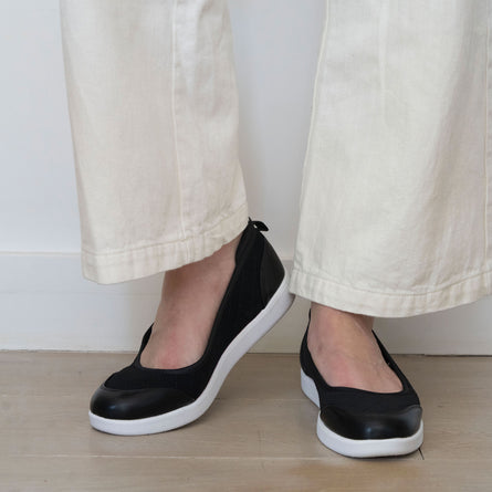 Ballerines Femme slip-on Noir lurex - Isotoner