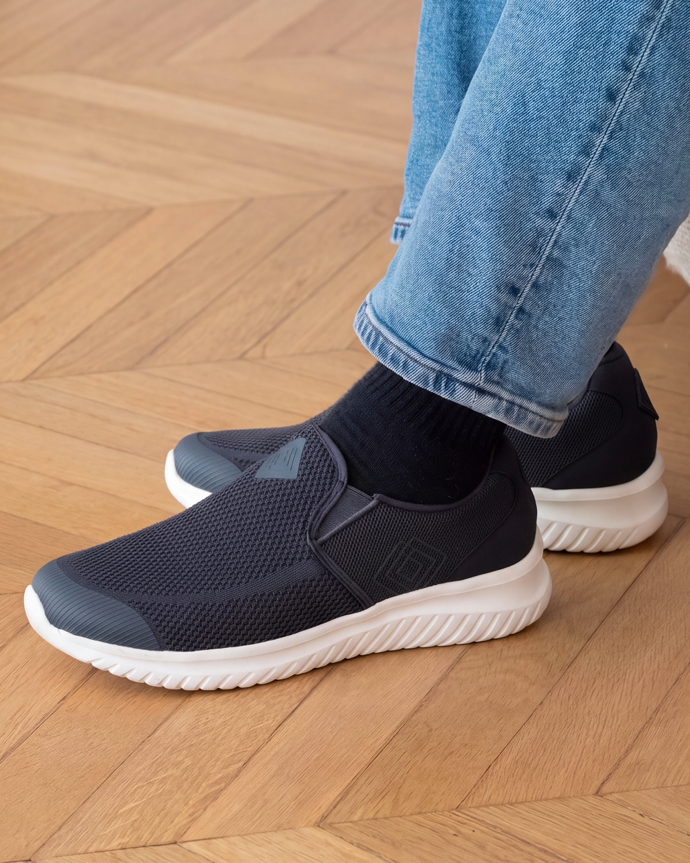 Baskets Homme slip-on Marine - Isotoner