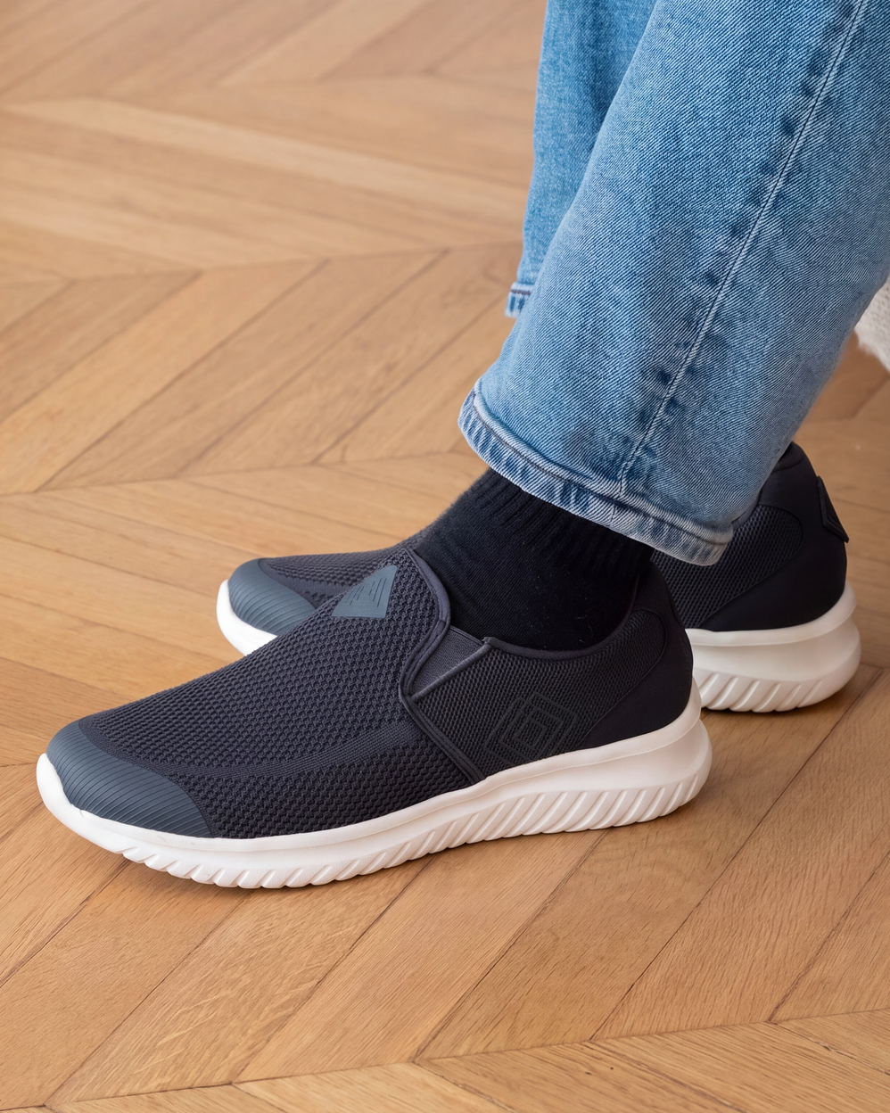 Baskets Homme slip-on Marine - Isotoner