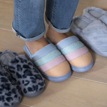 Chaussons mules Femme BLOUP Arc-en-ciel - Isotoner
