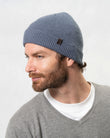 Bonnet Homme court à revers Denim