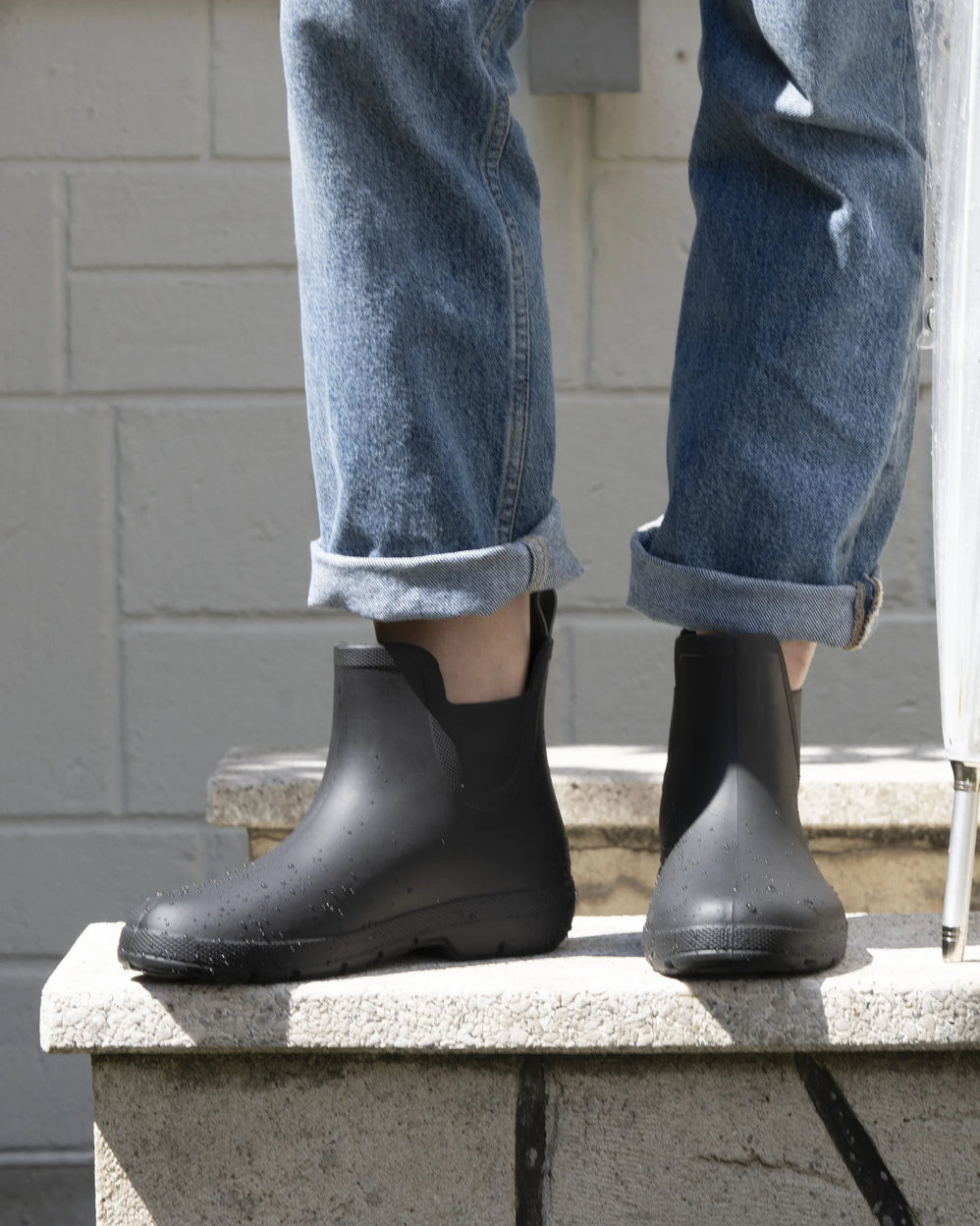 Bottes de pluie Femme basse Noir - Isotoner