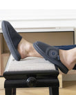 Chaussons Mules Homme BLOUP Marine Chiné