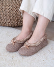 Chaussons ballerines Femme Léopard