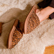 Chaussons mules Femme BLOUP Léopard camel