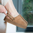 Chaussons mules plateforme Femme à bride Camel