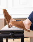 Chaussons mules Homme Cuir Camel