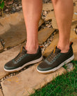 Baskets Homme à lacets Kaki