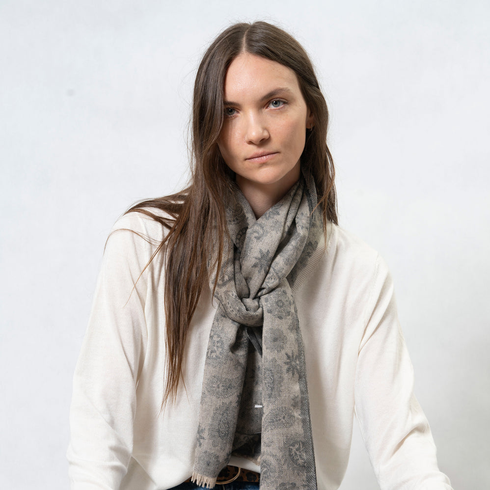 Écharpe Mixte Ultra-doux Motif Cachemire - Isotoner