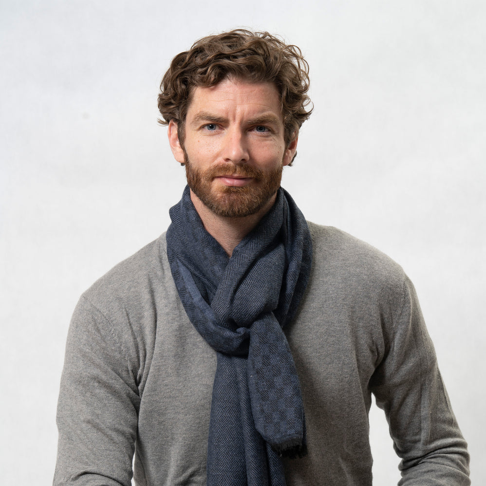 Écharpe Mixte Ultra-doux Motif Damier - Isotoner