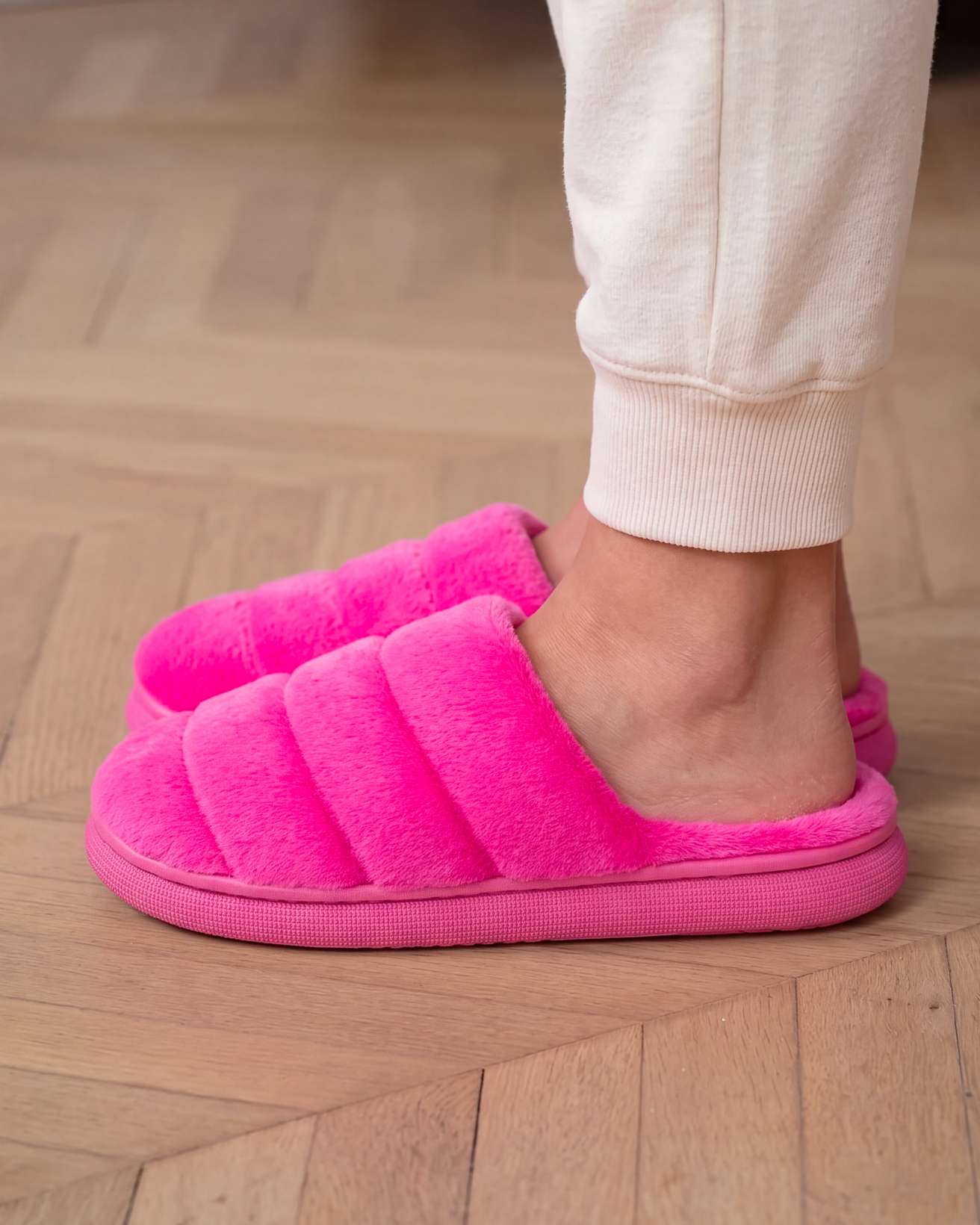 Chaussons Mules Femme BLOUP Fuchsia