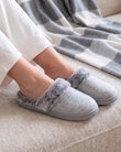 Chaussons Mules Femme BLOUP Gris Chiné